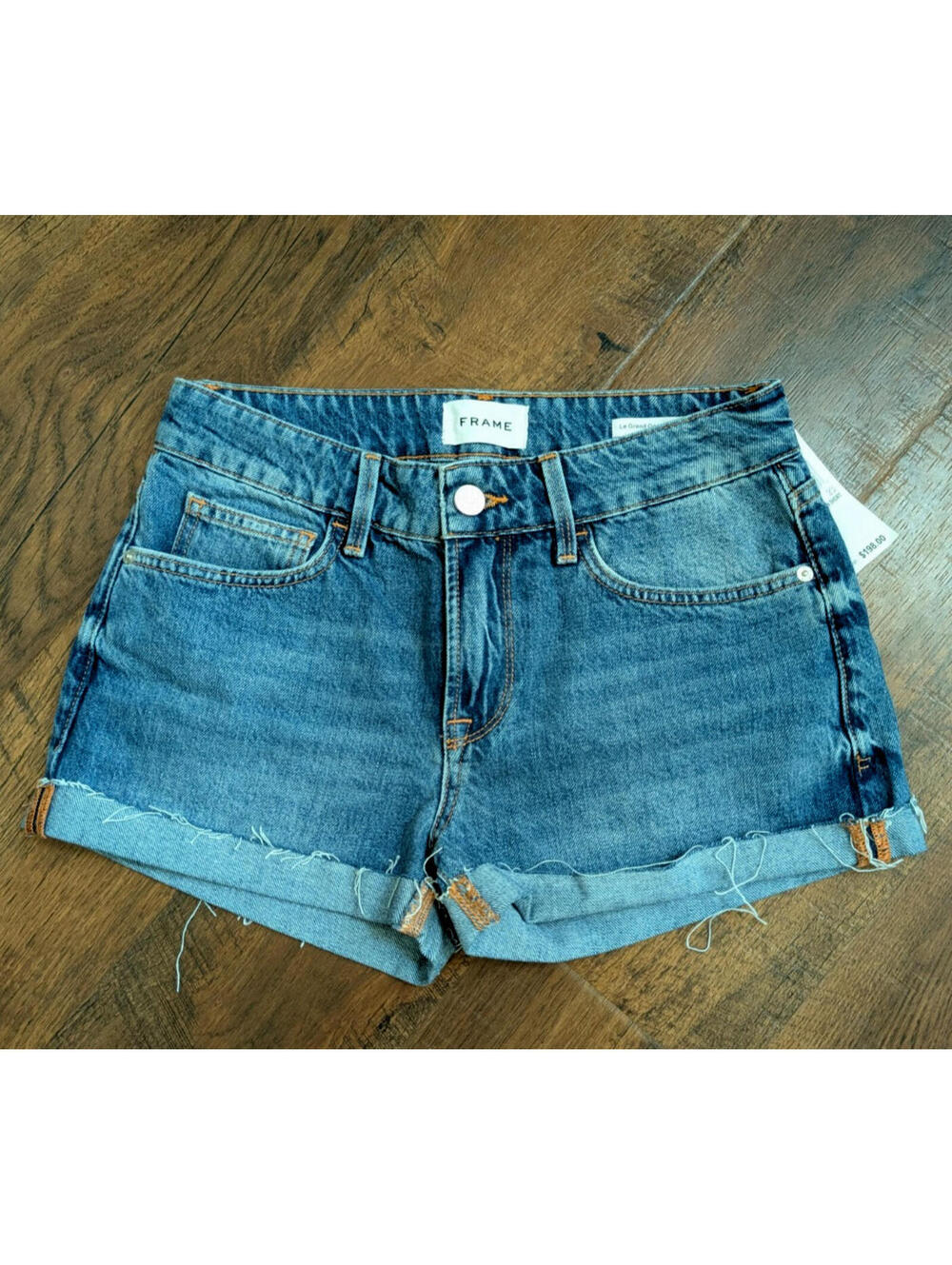 Old Money Summer Vibes | Frame Le Grand Garçon Shorts Del Amo Sz 23 NWT